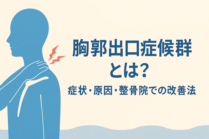 胸郭出口症候群とは？症状・原因・整骨院での改善法