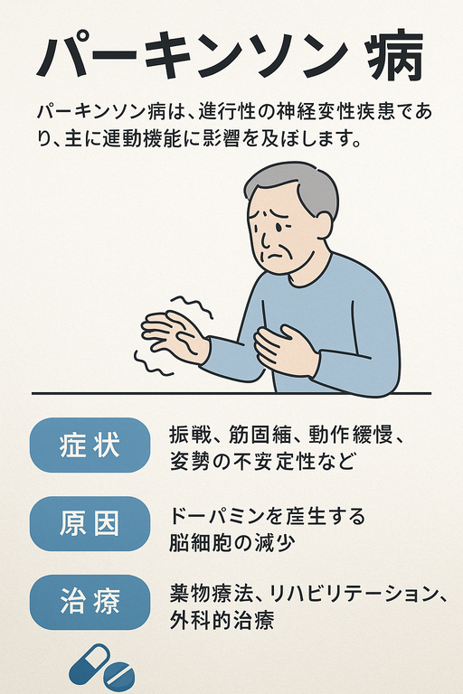 パーキンソン病と身体の動きの関係