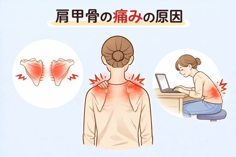 肩甲骨の痛みの原因