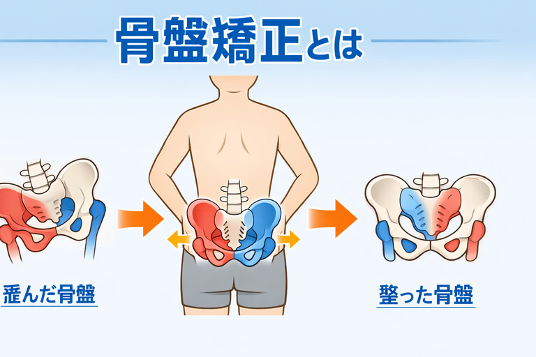 骨盤矯正とは|整骨院で行う施術の効果と必要性を解説